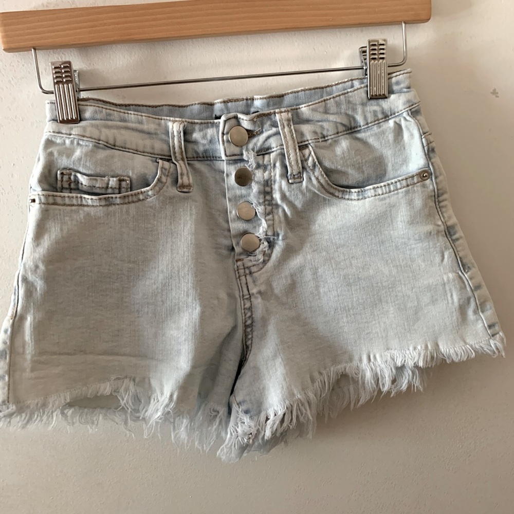 High waisted shorts